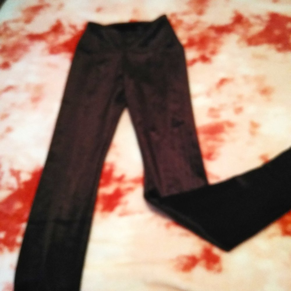 WHBM Runway Leggings~ Velvet Ultrafine Pinstipe~NWT!